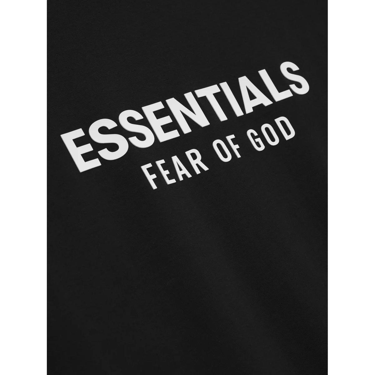 Классическая футболка с коротким рукавом Fear Of God Essentials, черный — фото 4