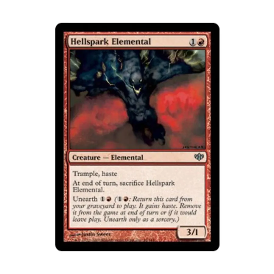 

CCG Элементаль Адской Искры (U), MTG - Conflux