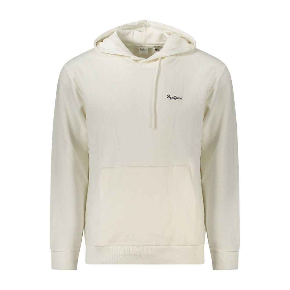 

Белый хлопковый мужской свитер Pepe Jeans