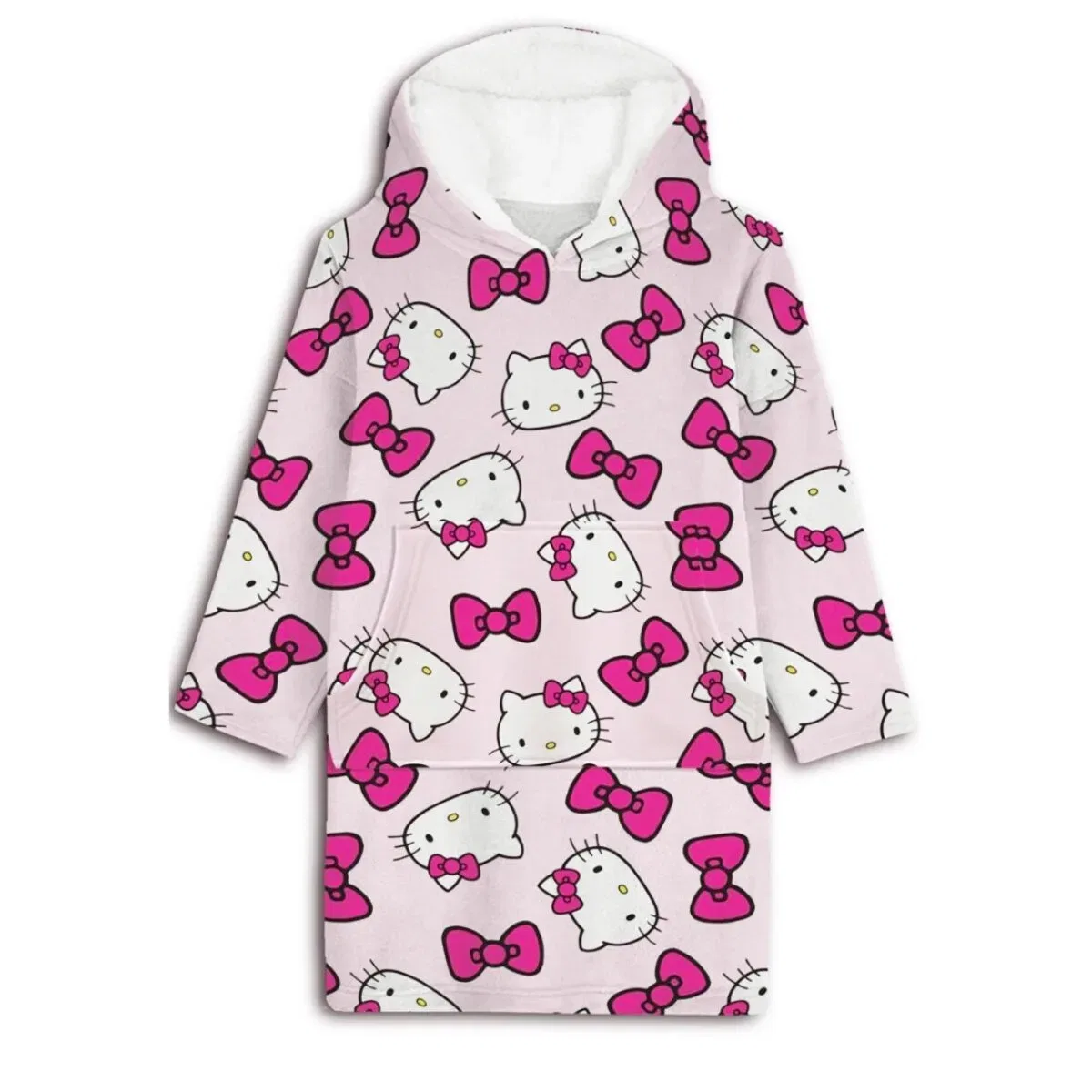 Свит-пончо Coral Fleece Hello Kitty, разноцветный