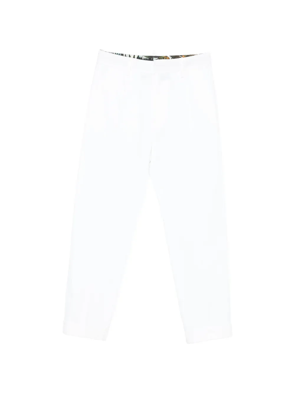 Брюки со складками спереди DSQUARED2, белый