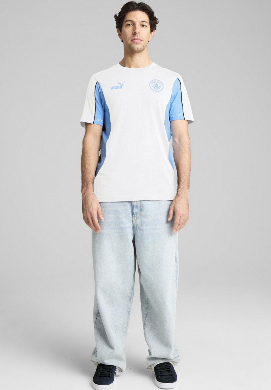 

Футболка Puma MCFC , White-Team Light Blue/White