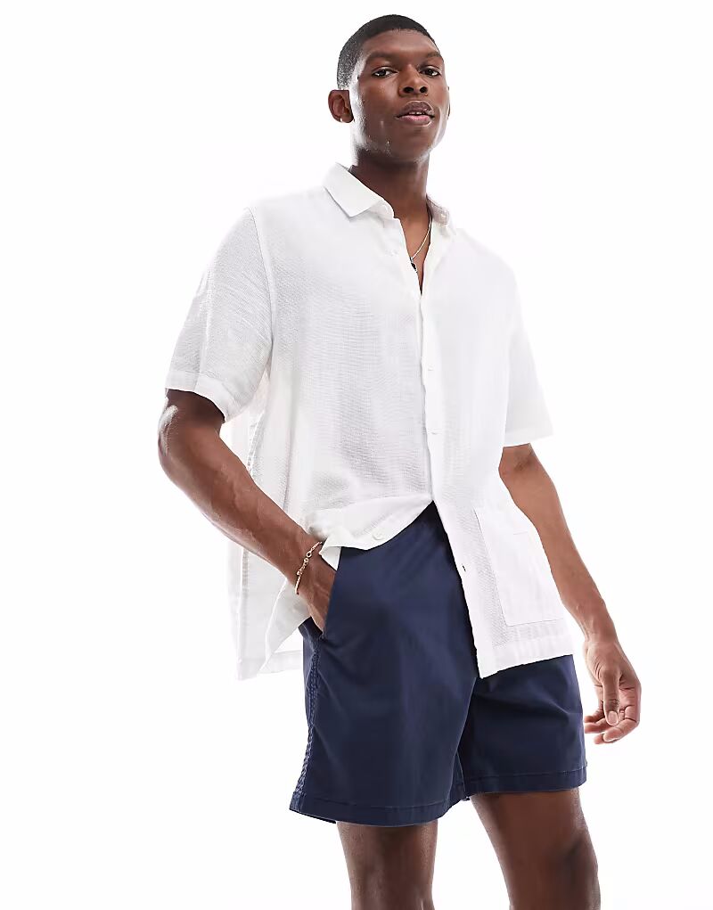 

Hollister шорты без застежек темно-синего цвета