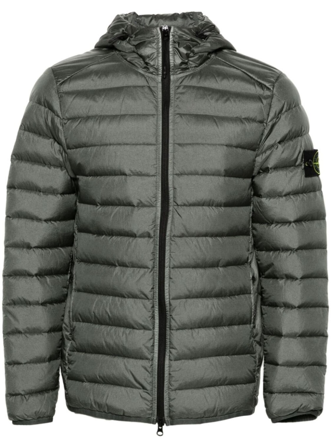 

Stone Island пуховик Loom Woven Chambers, зеленый