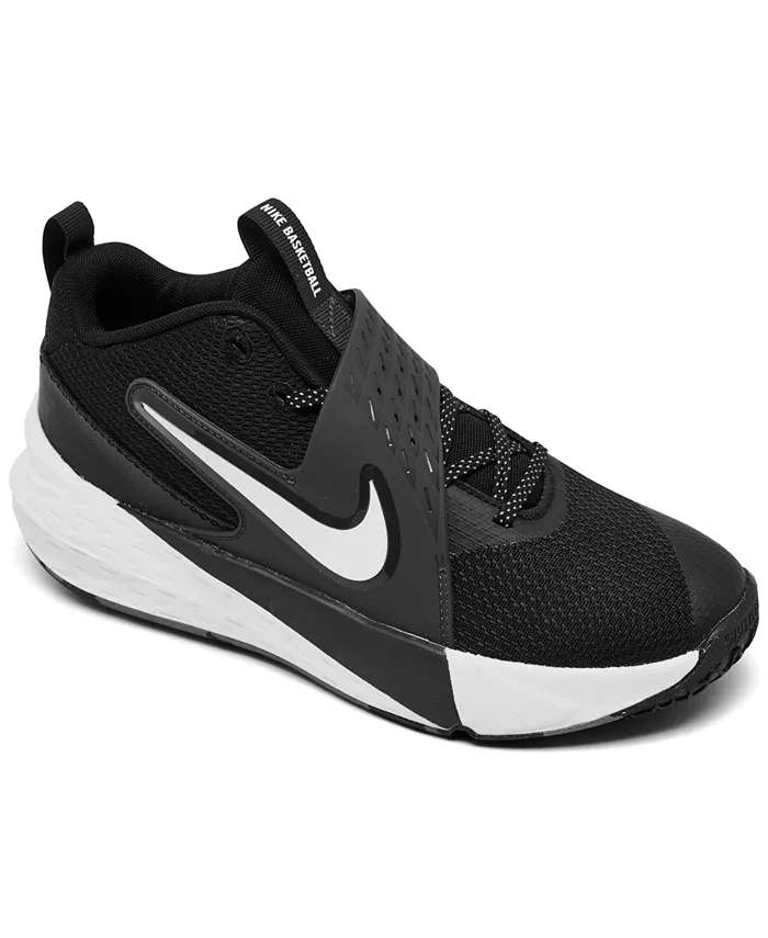 

Баскетбольные кроссовки Big Kids Team Hustle D 12 с застежкой-ремешком от Finish Line Nike, черный