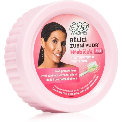

Отбеливающий зубной порошок с гвоздикой 30 г Eva Cosmetics