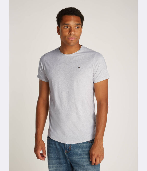 

Футболка цвета яшмы Slim fit Tommy Jeans, серый