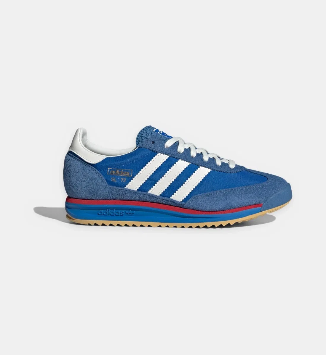 Низкие кроссовки SL72 из кожи adidas Originals, синий
