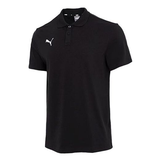 

Рубашка поло ess polo shirt 'black' Puma, черный