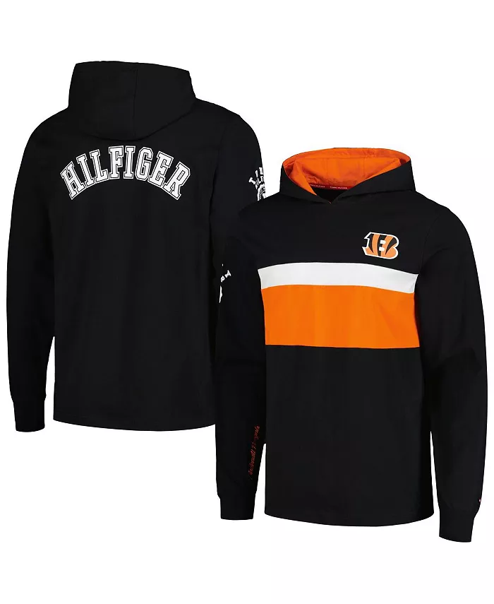 

Мужская черная толстовка с длинным рукавом Cincinnati Bengals Morgan Tommy Hilfiger