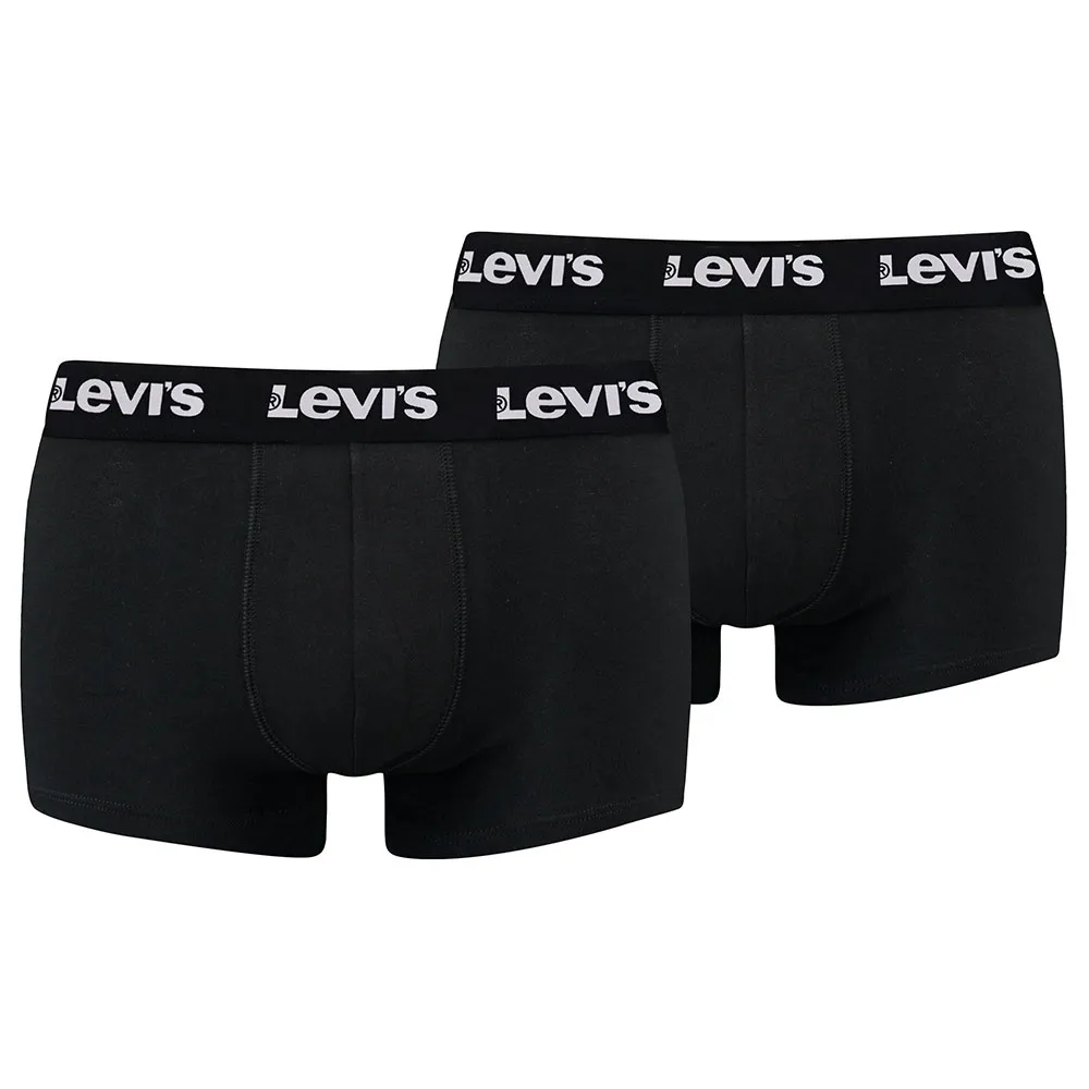 

Боксеры 2 шт Levi's 701237956 Trunk boxers 2 units, черный