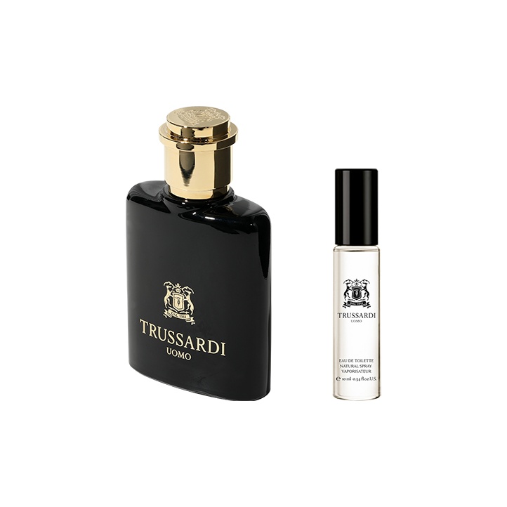 

Мужской парфюм UOMO Elegance ароматическая туалетная вода 30ml/50ml/100ml/200ml TRUSSARDI, 30ml+10ml Random Scent