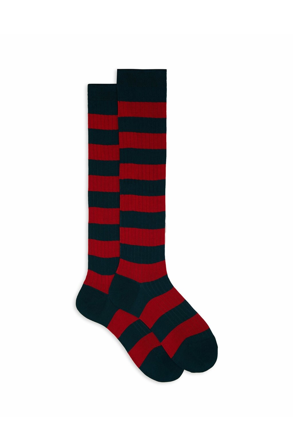 

Носки выше колена WITH TWO-TONE STRIPES Gallo, красный