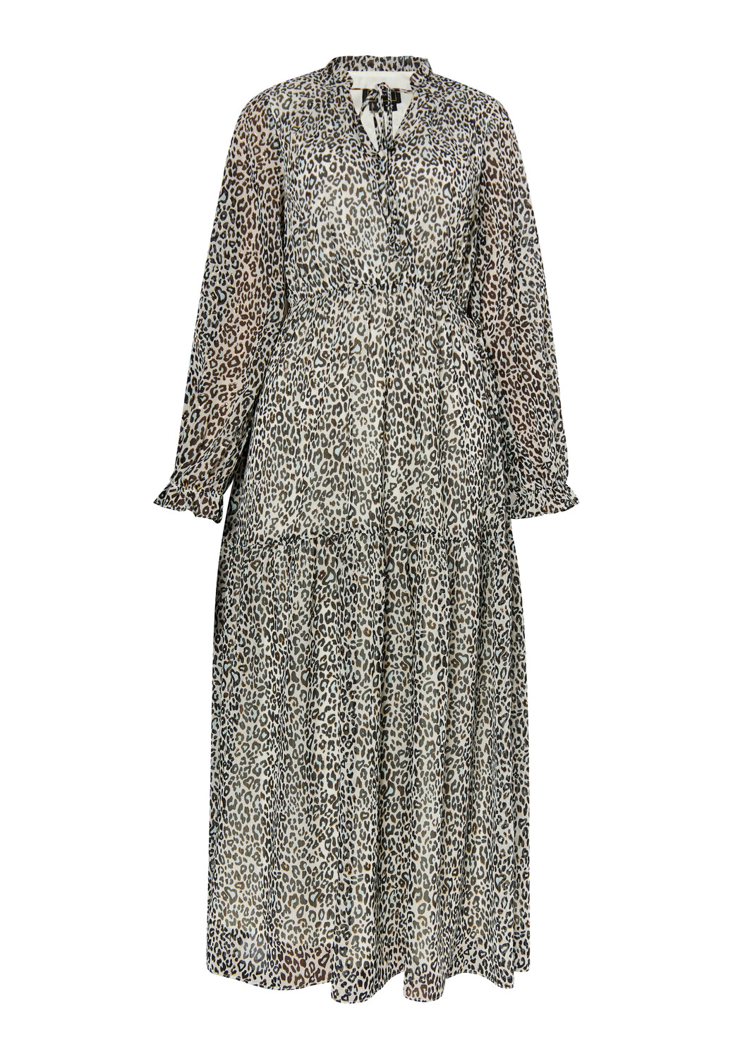 

Платье faina Maxi Mit Leoprint, цвет Weiss Mehrfarbig