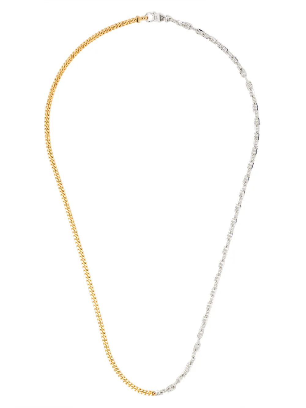 

Серебряное колье Rue Chain Duo Tom Wood, серебяный