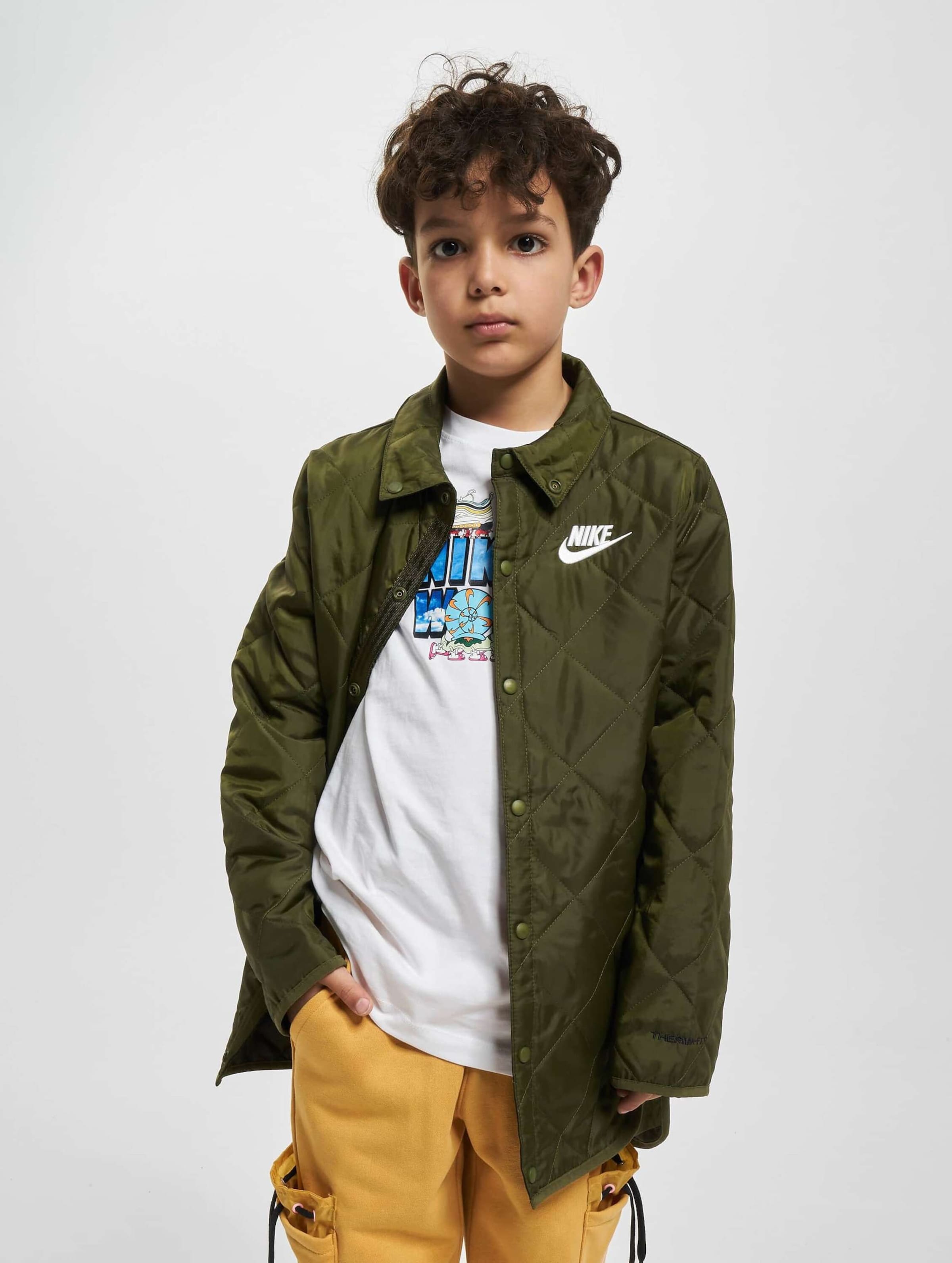 Nike Sportswear Куртка для межсезонья в цвете Olive — фото 4