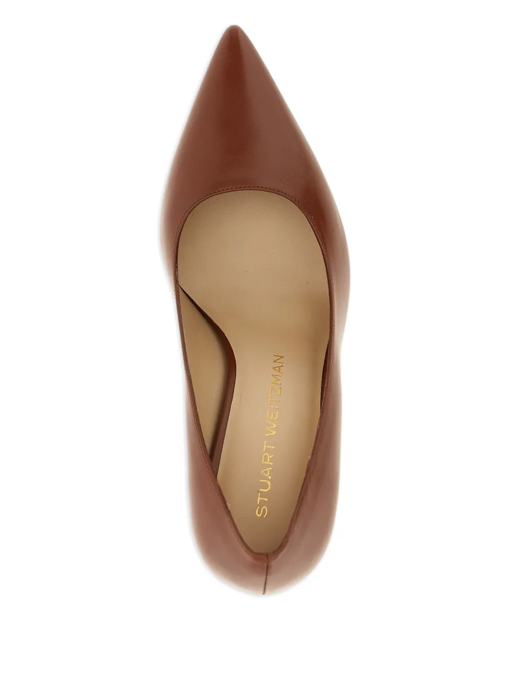 Туфли Power с заостренным носком Stuart Weitzman, коричневый — фото 4