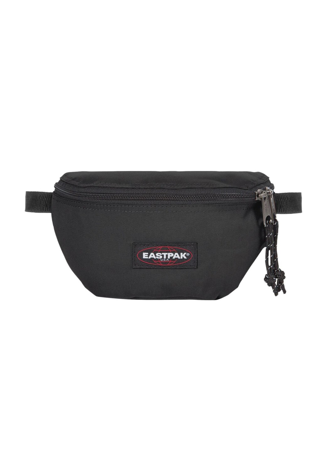 

Поясная сумка Springer, нашивка, регулируемый набедренный ремень, однотонная, 2 л EASTPAK, черный