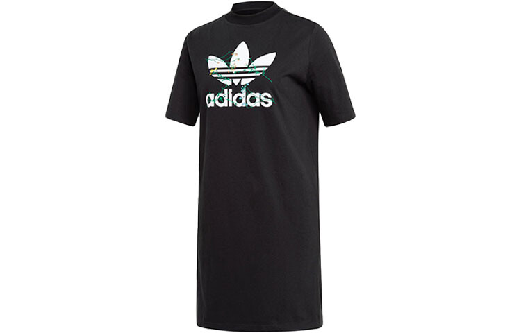 

Adidas Originals Женские шорты-платье с рукавами, цвет Black