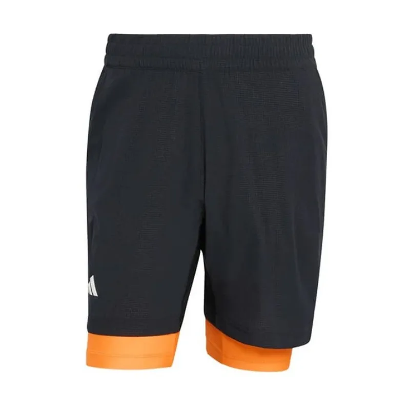 Спортивные шорты мужские Australian Tennis Grand Slam Collection Adidas, черный/оранжевый