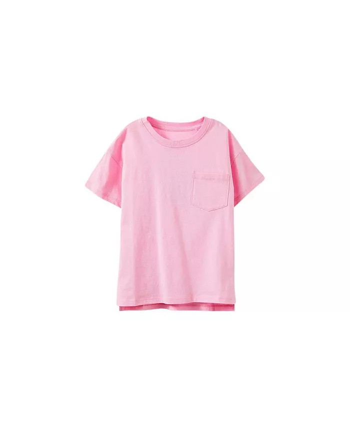 

Футболка с коротким рукавом и принтом Little/Big Poppy для девочек COTTON ON, розовый