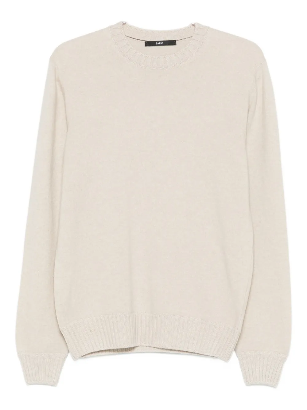 

Вязаный свитер с круглым вырезом Sapio, нейтральный