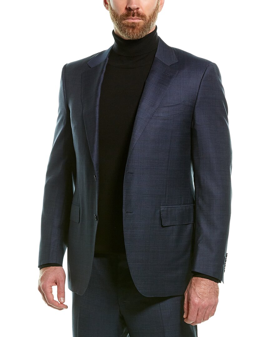 

Костюм Canali из 2-х шерстяных тканей, синий