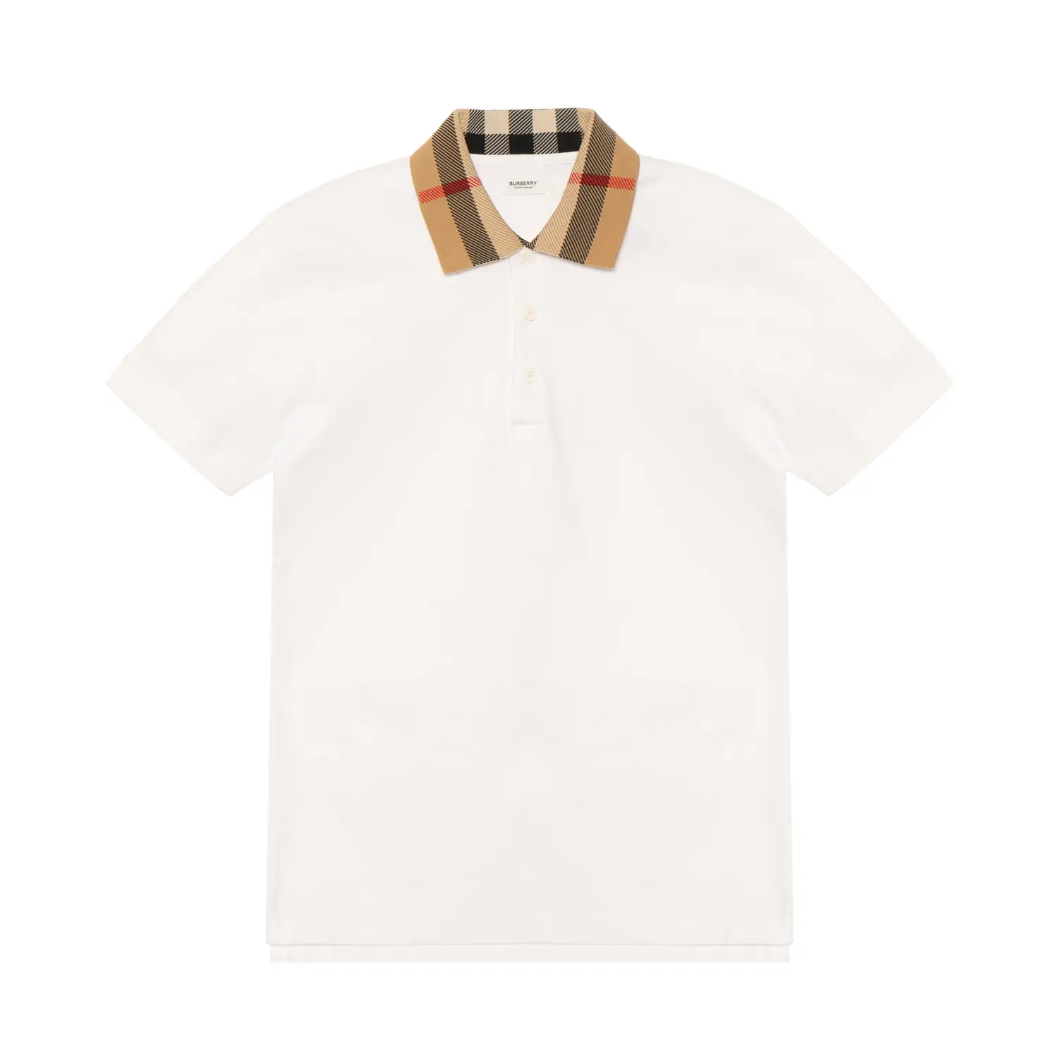 

Рубашка поло мужская белая Burberry, белый