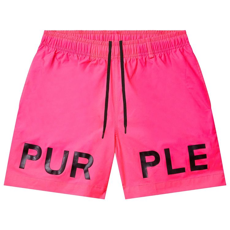 

Шорты PURPLE BRAND Wordmark Swim Shorts, Pink