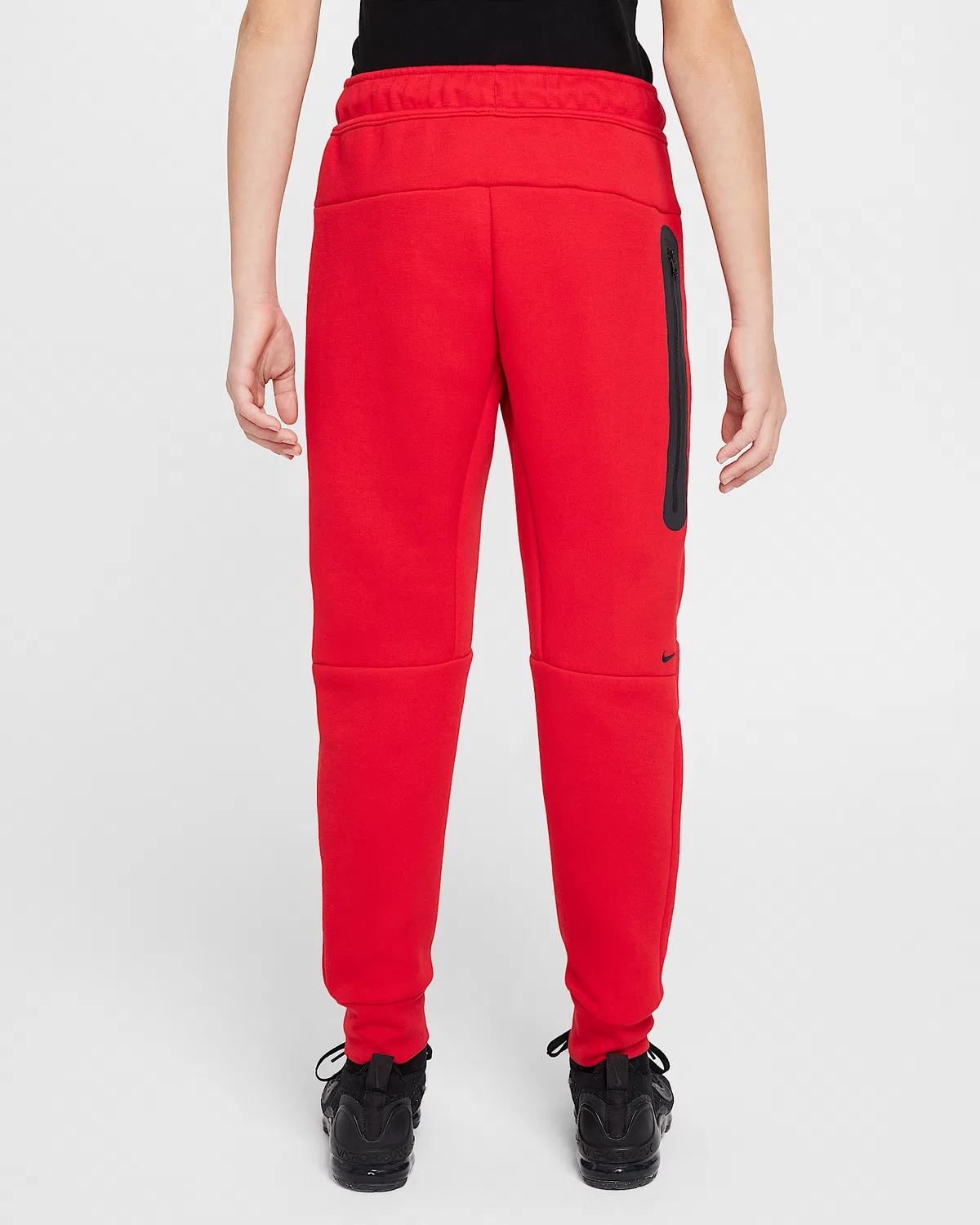 Джоггеры Nike Sportswear Tech Fleece для старших детей, University Red/Black/Black — фото 2