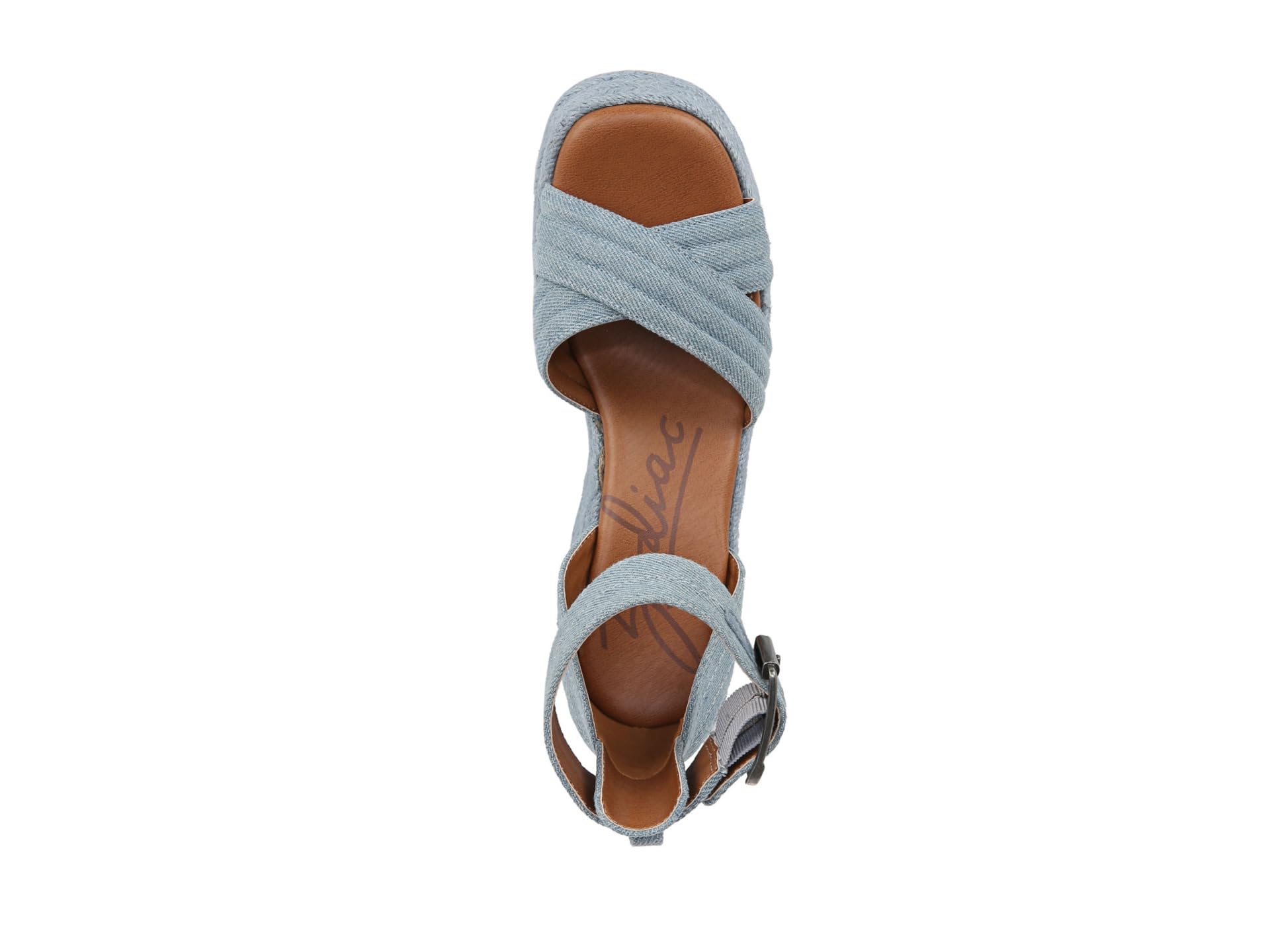 Туфли ZODIAC Naomi Denim Ankle Strap Wedge Sandal, Blue Denim Fabric — фото 2