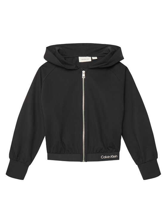 Спортивный костюм обычный крой Logo Tape IG0IG02817 D Calvin Klein Jeans, черный — фото 2