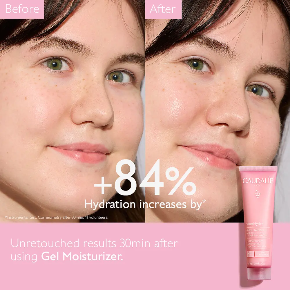 Крем для лица Vinohydra gel-crema hidratante Caudalie, 60 мл. — фото 4