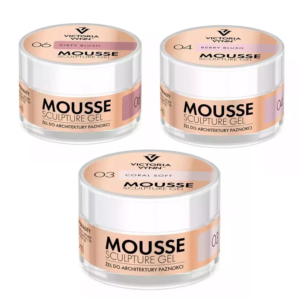Набор гелей для скульптурного моделирования ногтей «Mousse Sculpture Gel Bundle» от Victoria Vynn Generisch