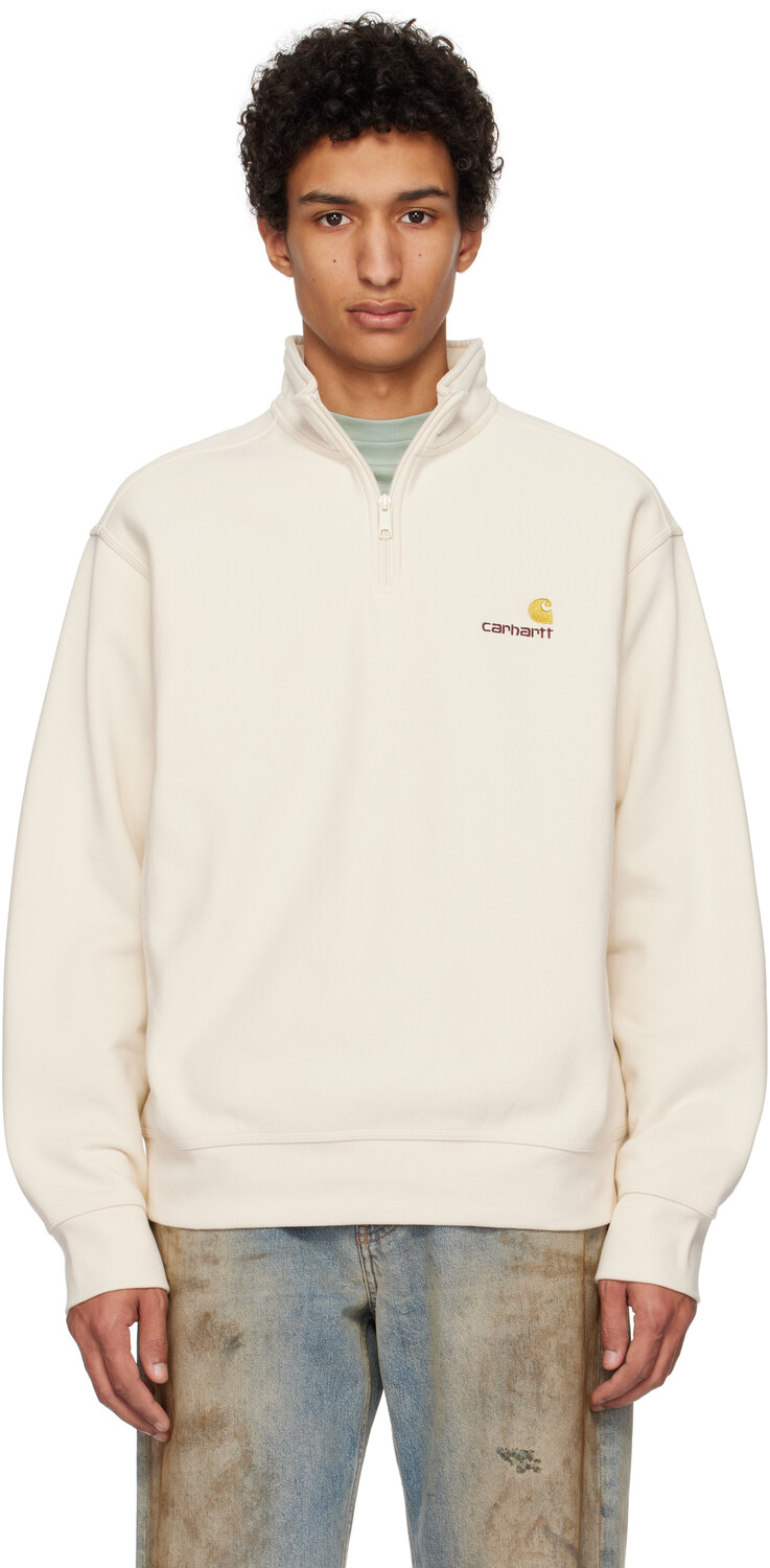 

Off-White Half Zip Американская крипто-толстовка Carhartt Work In Progress