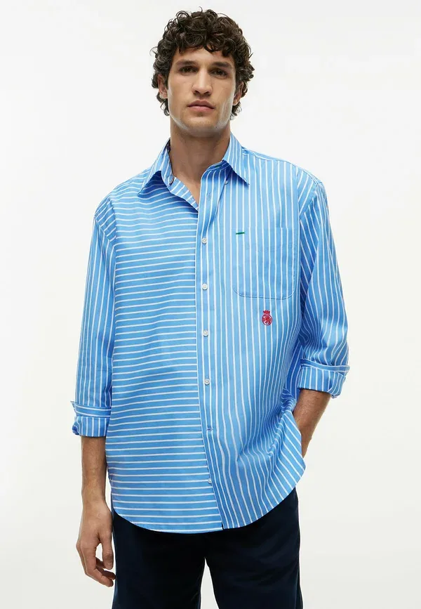 Рубашка Tommy Hilfiger, blue spell stripe, синий в полоску