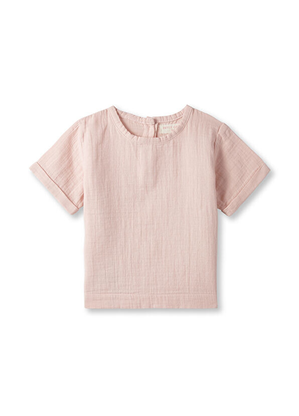 Детская футболка Petit Coral, розовый