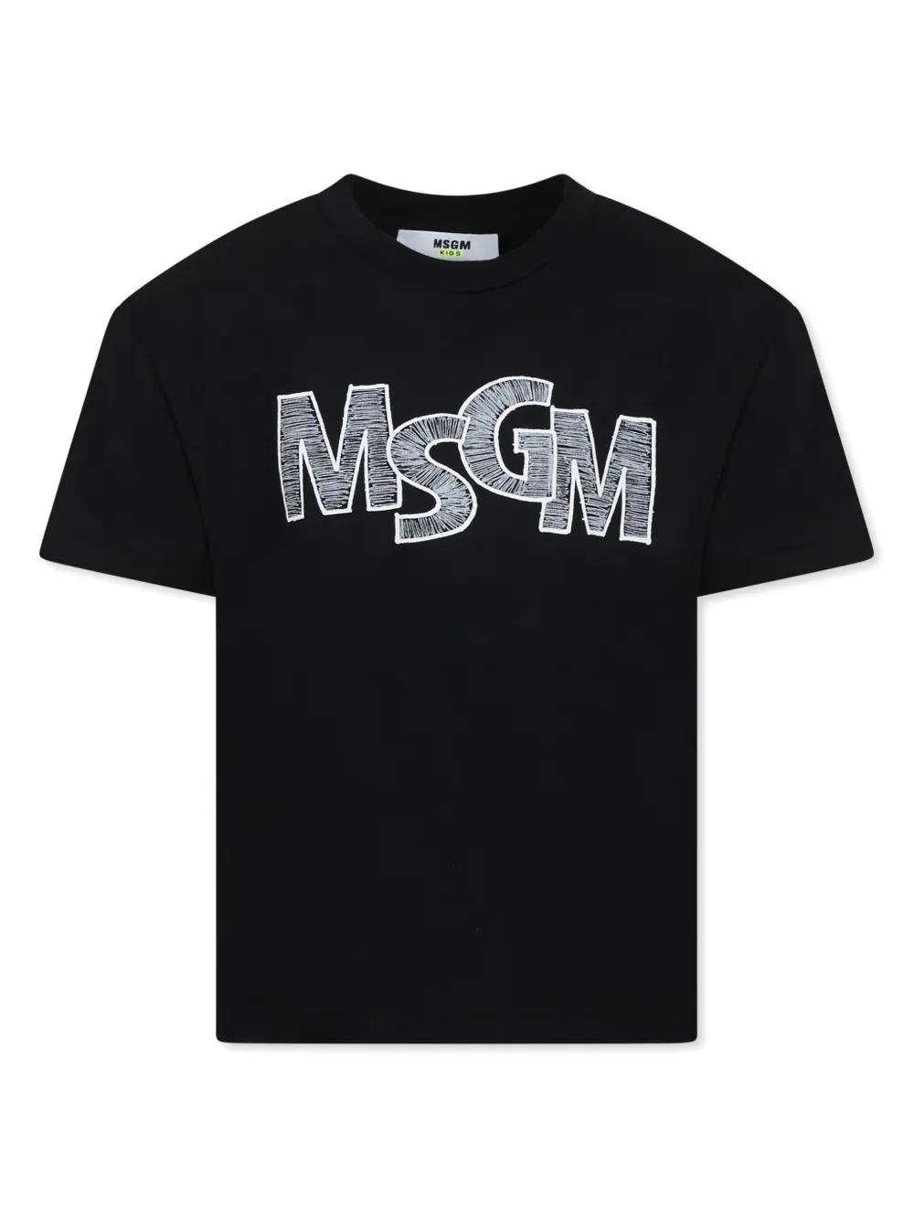 

Футболка с логотипом MSGM Kids, черный