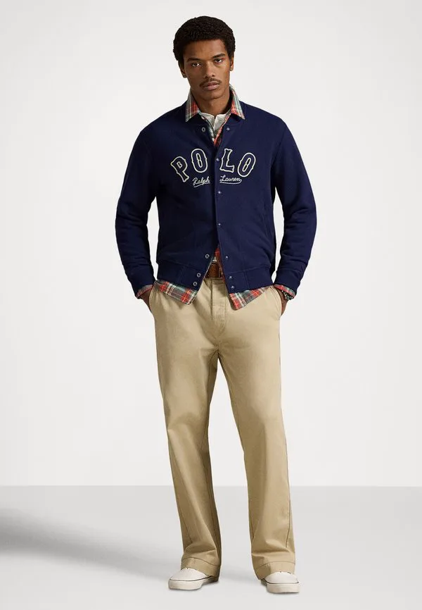 Куртка-Кардиган из флиса rl с логотипом в западном стиле Polo Ralph Lauren, Cruise Navy — фото 2
