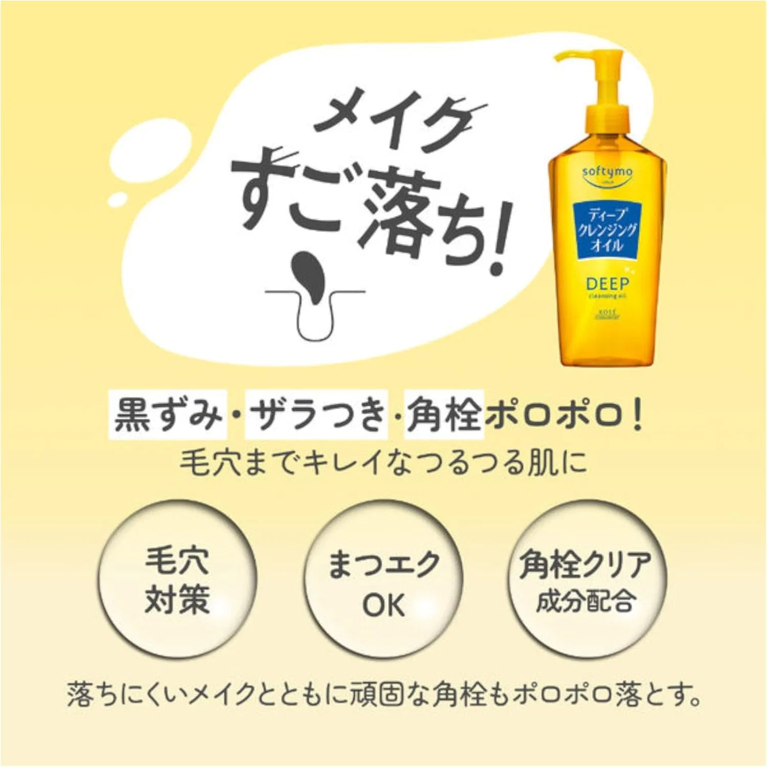 Набор Aronheur — Масло для снятия макияжа Softimo Deep Cleansing Oil Refill, , набор 3 шт, 210 мл — фото 2