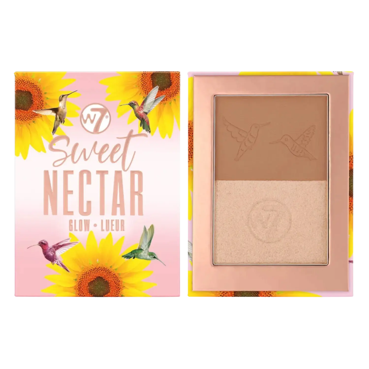 

Палетка для макияжа лица W7 Sweet Nectar Glow, 12 гр