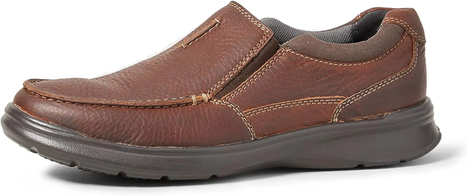 Мужские туфли Clarks Un Abode с ремешком, Black Oily Lea