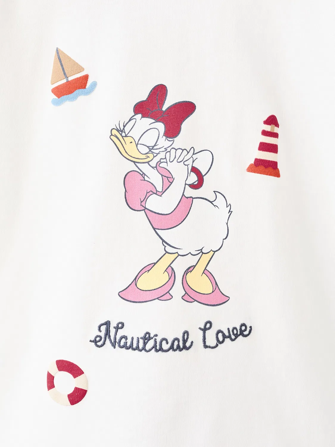 Футболка 'PDLOVE' Mango Kids, Off White — фото 3