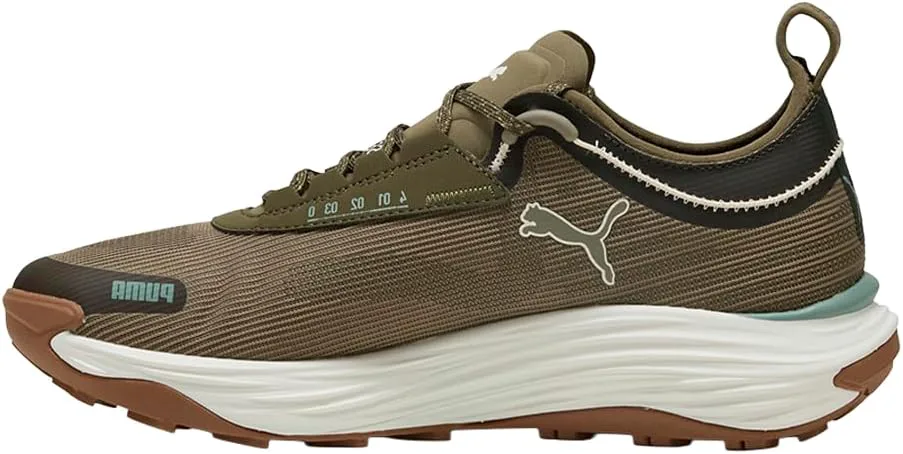 Мужские кроссовки для бега по пересеченной местности PUMA Voyage Nitro 3 Trail - зеленые, зеленый — фото 3