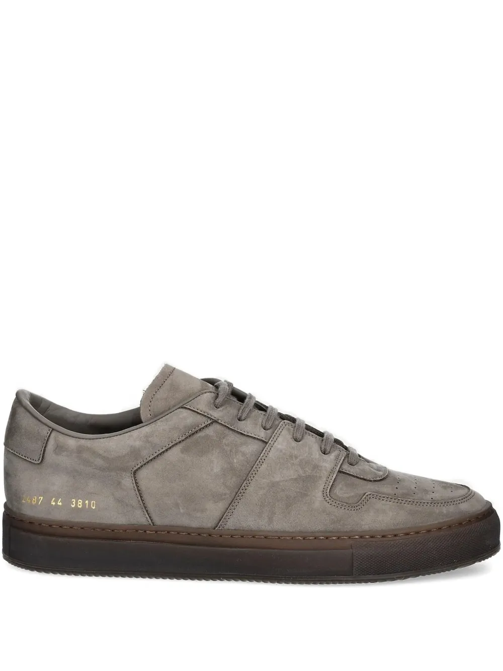 

Замшевые низкие кеды Common Projects, серый