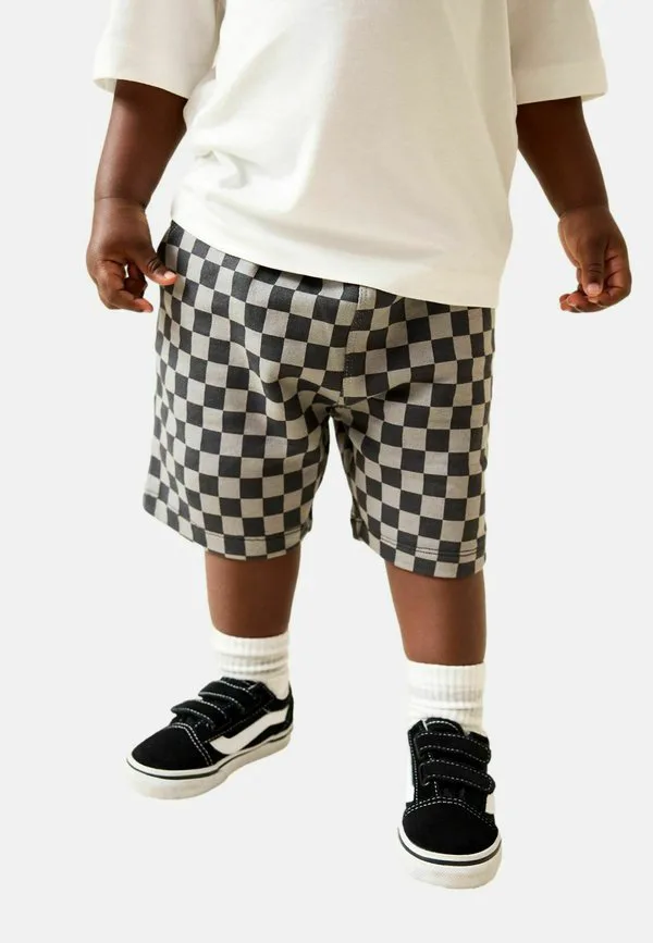Спортивные штаны стандартного кроя Next, Charcoal Checkerboard