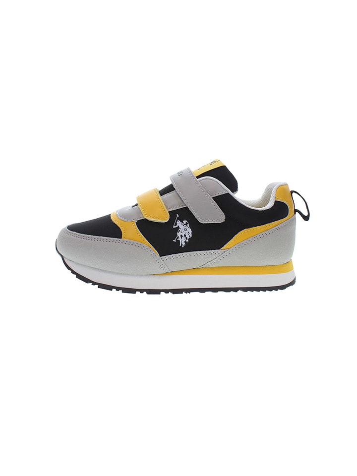 

Кроссовки на шнуровке U.S. Polo Assn., цвет grau/gelb/schwarz