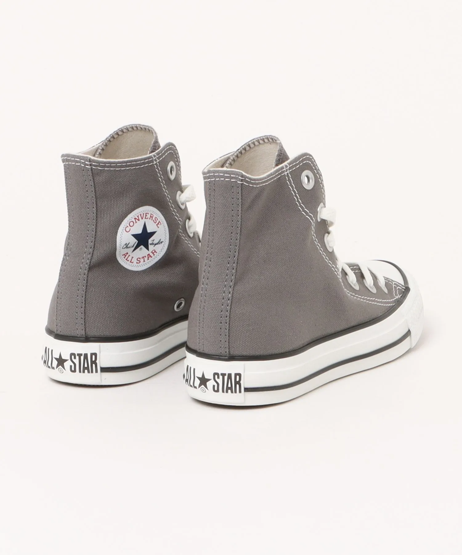 Мужские кеды высокие из хлопка Converse All Star HI CHARCOAL серые — фото 2
