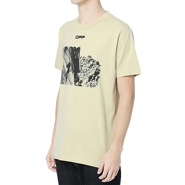 Футболка мужская Off White Off-White, кремовый — фото 4