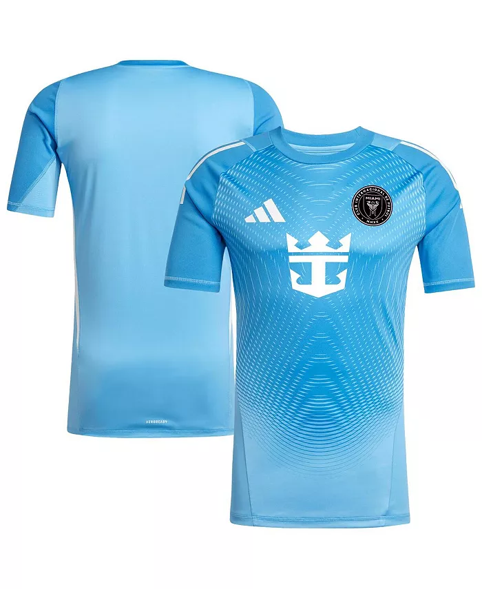

Мужская голубая вратарская футболка Inter Miami CF 2025 adidas